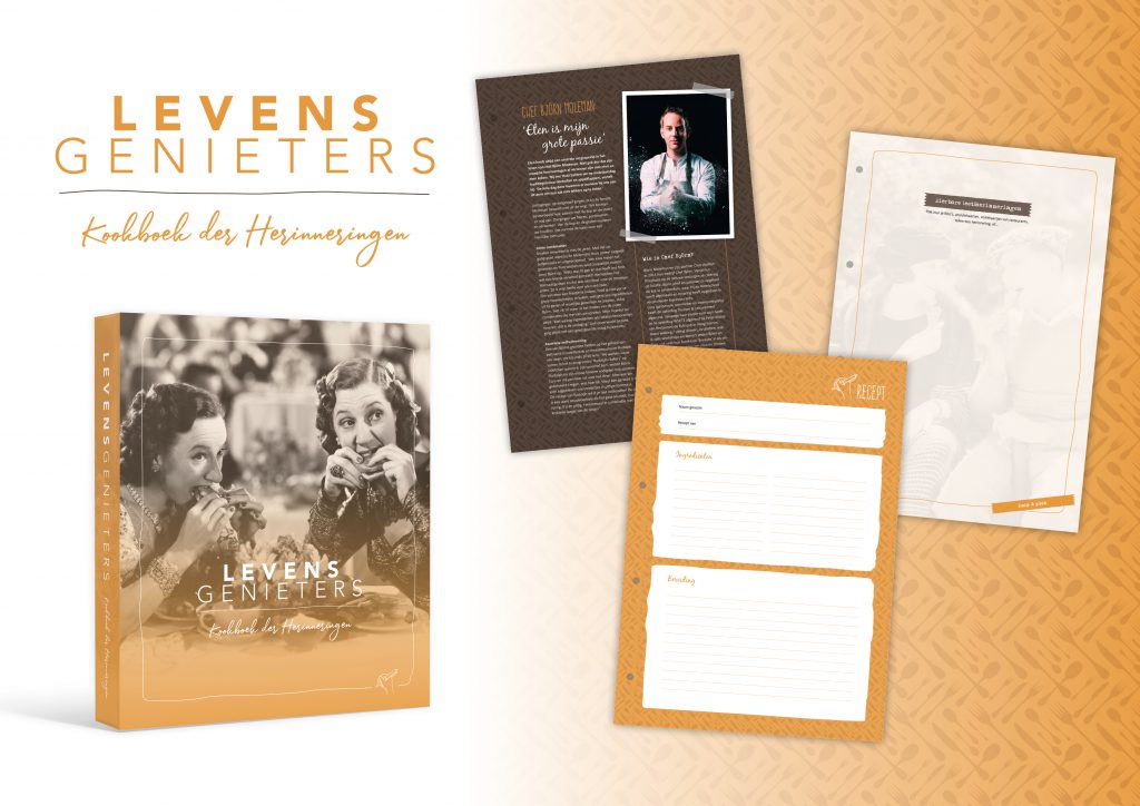 Mock-up Kookboek der Herinneringen